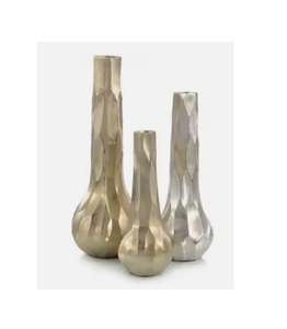 Vase de sol en aluminium de haute qualité Vase de table moderne en métal Vase à fleurs moderne en aluminium Pot de fleur décoratif en aluminium - Product Image 5