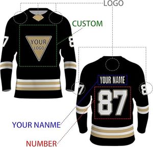 Uniforme de hockey sur glace personnalisé avec votre propre logo, couleur personnalisée, 100% polyester, séchage rapide, respirant, taille plus pour adulte, design très populaire - Product Image 5