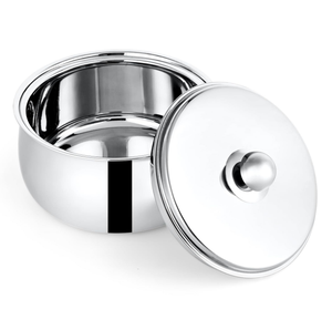 หม้อหุงข้าวสแตนเลสสตีลสำหรับเสิร์ฟร้อนแบบกลมช่วยให้อาหารอุ่นและสดใหม่เครื่องครัวในบ้านร้านอาหาร - Product Image 6