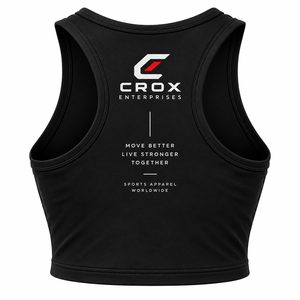 <b>Black</b> Basic Seamless Sporty Women's Tank <b>Top</b>-Spandex/Cotton Fabric Solid Pattern Casual Fitness Wear - Product Image 2