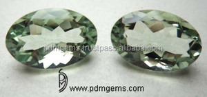 Amatista verde 100%, corte ovalado redondo Natural, corte facetado, gemas sueltas certificadas, piedra de forma personalizada y tamaño, piedras sueltas para joyería - Product Image 5