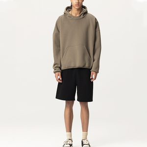 Sudadera de Hombre, Gruesa, 100% Algodón Orgánico, Felpa, Talla Grande, Estampado Digital Sólido, Transpirable, para Primavera y Otoño - Product Image 2