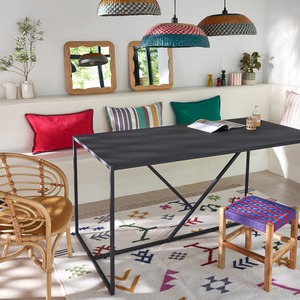 Espejo de Pared Cuadrado de Ratán, Marco de Mimbre Hecho a Mano, Espejo Decorativo Colgante de Ratán Natural para Sala de Estar, Dormitorio, Decoración del Hogar - Product Image 6