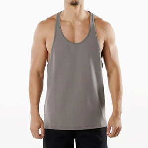 Alta calidad de algodón personalizado gimnasio Fitness entrenamiento culturismo hombres camiseta sin mangas al por mayor precio bajo mejor calidad Unisex - Product Image 2