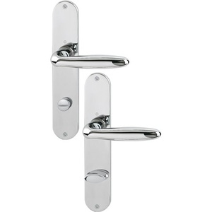 Verona M151/302 Brass Long Plate Set F49-R SK/OL 78 mm DIN Left/Right HOPPE for Screens & <b>Room</b> <b>Dividers</b> - Product Image 1
