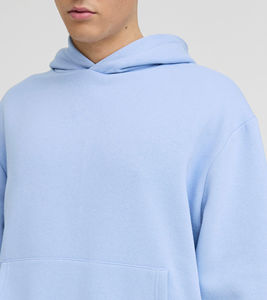 OEM/ODM de moda de gran tamaño Sudadera con capucha y apilados Joggers conjunto 100% algodón personalizado impreso Logo cálido chándal para los hombres - Product Image 3