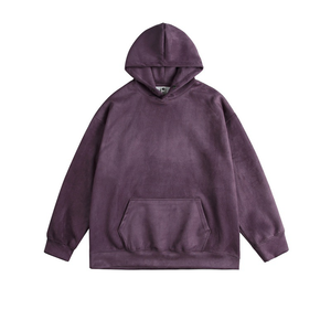 Sweat-shirts oversize à fermeture éclair, en coton 100% imperméable, teinture unie, impression personnalisée, service OEM, prix d'usine - Product Image 4