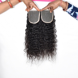 Sản phẩm mới cho 2025 Trinh Nữ bán buôn các loại khác nhau của xoăn đóng cửa dệt tóc màu sắc tự nhiên đen phần mở rộng tóc người - Product Image 5