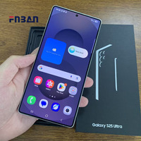 Fnban Smartphones d'occasion débloqués Version UE pour Samsung Galaxy S25 Ultra SM-S938B/DS S25 Plus S25 S24 Téléphones portables usagés