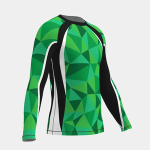 Camiseta Transpirable para Adultos, Protección UV, Alta Calidad, Personalizada, Manga Larga, Rashguard de MMA, Spandex, Poliéster, con Impresión por Sublimación - Product Image 4