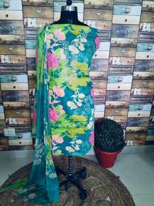 ชุดสูทกางเกงผ้าไหมคุณภาพสูงเสื้อผ้าฝ้ายสไตล์อินเดียพิมพ์ลายลูกไม้สำหรับผู้ใหญ่ทุกเพศทุกวัย - Product Image 2