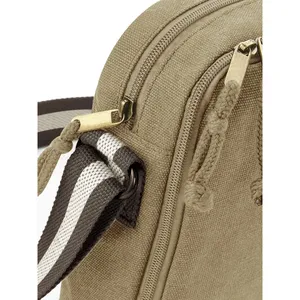 Sac fourre-tout mini reporter en toile vintage personnalisé pour le merchandising promotionnel - Product Image 2