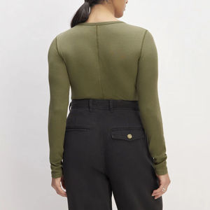 Camisetas Deportivas de Manga Larga para Mujer, Coloridas, Estilo Urbano, para Hacer Ejercicio, 100% Algodón, Secado Rápido, Venta al Por Mayor - Product Image 6