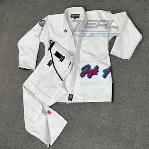 Vente en gros jiu jitsu gi kimonos 100% coton 450 gsm or armure perle armure veste 10oz 12oz ripstop sergé coton pantalon Pakistan - Product Image 2