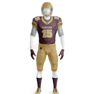 Alta calidad sublimación uniforme de fútbol americano al por mayor personalizado Jersey pantalones jóvenes adultos hombres mujeres equipo desgaste - Product Image 2