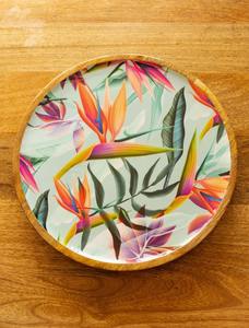 Plateau de service décoratif en bois naturel et résine époxy de qualité export pour la maison et les restaurants, au prix direct usine - Product Image 2