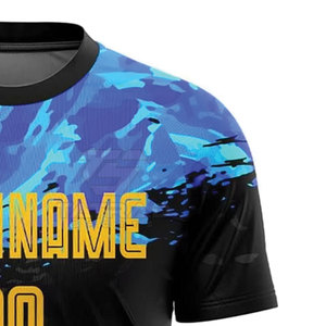 Créez votre propre tenue d'équipe, maillot de football en sublimation, imprimé, léger, respirant, séchage rapide, 100% polyester, vente en gros, haute qualité - Product Image 4