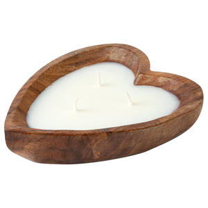 Excellent Quality Unique Wood T-light Candle Jar Handmade Party Shelf Mantel Indoor <b>Valentine</b> Heart <b>Decor</b> Table Top Ambience - Product Image 1