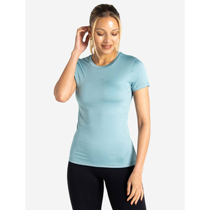Camiseta supersuave de cuerpo entero transpirable para mujer, camiseta de manga corta con cuello redondo, de diseñador, para yoga, gimnasio y entrenamiento - Product Image 1