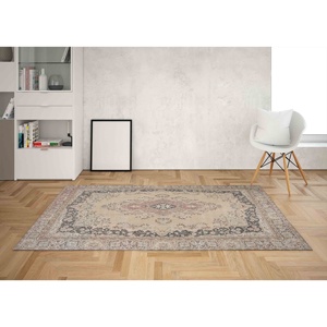 Tapis à motifs floraux : Tapis antidérapants pour chambre d'enfant et décoration antique, tapis en velours - Product Image 3