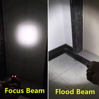 Haute Lumens Zoomable LED torche lumière AA alimenté par batterie étanche pour Garage Auto voiture camion atelier Machine bricolage Inspection