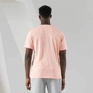 T-shirt blanc bon marché T-shirt de sport en polyester à séchage rapide Short de sport T-shirt de créateur avec impression personnalisée du logo T-shirt de fitness pour hommes - Product Image 2