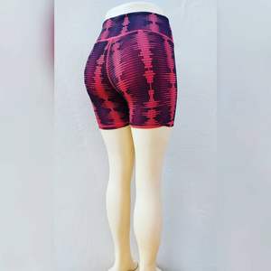 Pantalones cortos de botín personalizados de alta calidad sublimación Yoga mujeres entrenamiento atlético cintura alta gimnasio pantalones cortos moda Bum pantalones cortos transpirables - Product Image 6