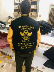 Chaqueta Universitaria Personalizada para Hombre, Diseño Personalizado - Product Image 5