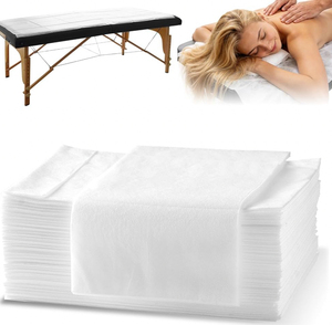 Disposable Non-Woven Flat Bed Sheet Massage <b>Table</b> <b>Cover</b> Breathable Skin Friendly <b>Waterproof</b> for Spa Hotel Home Hospital - Product Image 5