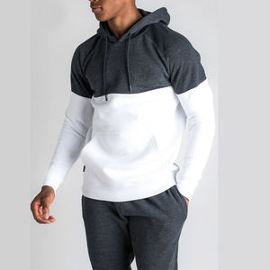Sweat-shirt à capuche en molleton de coton avec logo personnalisé Hip Hop, manches longues, unisexe, vêtements de sport, survêtement pour homme - Product Image 2