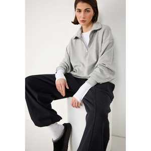 Sudadera Modal con Media Cremallera - Product Image 2