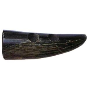 Botones de palanca ecológicos de alta calidad, diseño de ágata de cuerno Natural de 2 agujeros, logotipo personalizado, abrigo pulido, característica impermeable - Product Image 3