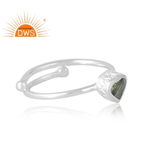 Anillo de piedras preciosas de labradorita Natural de Plata de Ley 925 más vendido, fabricante de joyería personalizada - Product Image 4