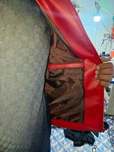 Veste en polaire matelassée personnalisable pour homme, fermeture éclair intégrale, imperméable, coupe-vent, respirante, cuir véritable tissé, logo personnalisé, pour femme - Product Image 6