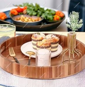 Bandeja de bambú para servir para cena, té, pan, desayuno, bandeja ecológica de madera, bandejas de comida rápida para bares y restaurantes - Product Image 4