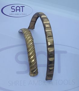 SAT diseño de corte personalizado troqueles moldes oro plata joyería brazalete Fabricación de pulseras maquinaria hecha en India para Brasil Singapur - Product Image 1