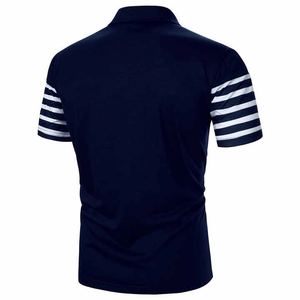 Polos personnalisés pour hommes en coton confortable de grande taille, respirants et élégants avec logo personnalisé - Product Image 5