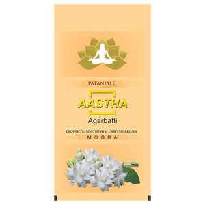 Patanjali Aastha Agarbatti Mogra - 150 Gm - Product Image 4