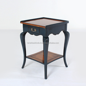 Modern Coffee <b>Table</b> Serial <b>Number</b> 2007 Durable Old Mahogany, Economical Price 47x47x65cm Suitable For Various Events - Product Image 4