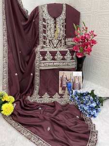 Elegante traje Salwar Kameez de diseñador para damas con hilo de lujo y tela cómoda de uso diario a los mejores precios - Product Image 5