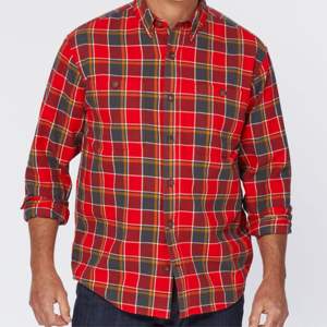 Camisa de franela a cuadros de peso pesado para hombre Camisa cálida y resistente para actividades al aire libre - Product Image 6