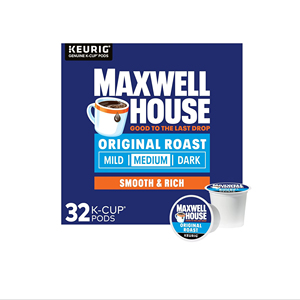 แม็กซ์เวลล์ เฮ้าส์ ออริจินัล โรสต์ เมดิม โรสต์ กาแฟแบบแคปซูลสำหรับเครื่องชงกาแฟแบบ K-Cup (กล่อง 32 แคปซูล) - Product Image 1