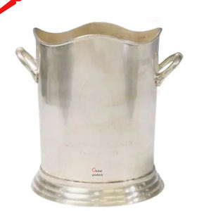 2025 Handmade Set of 2 Gold Plated Champagne <b>Bottle</b> Ice Bucket Large <b>Wine</b> Cooler - Product Image 2