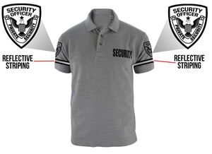 CAMISETA POLO DE SEGURIDAD DE ALGODÓN PERSONALIZABLE, UNIFORME DE GUARDIA DE SEGURIDAD A TARIFA DE FÁBRICA AL POR MAYOR SERVICIO OEM DISPONIBLE - Product Image 2