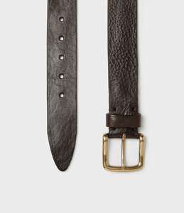 Cinturones de Cuero Genuino para Hombre, Estilo Vintage, Hebilla de Pin, Negro, Casual, Logotipo Personalizado, Resistente, Impermeable, con Calidad Económica - Product Image 5