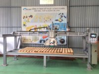 Machine de découpe pont scie machine automatique pierre cnc modèle Mini Cuxi tourner le degré de tête 0-90 pour marbre granit
