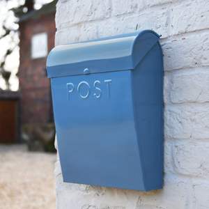 Cajas de correos colgantes para jardín, diseño personalizado, montaje en pared, hierro galvanizado decorativo, fabricante de cajas de poste negro - Product Image 5