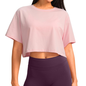 Summer Workout Clothing Custom Logo <b>Loose</b> Fit Solid Workout <b>Tank</b> Crop <b>Top</b> Ladies Workout Sports Muscle <b>Tops</b> for Women - Product Image 1