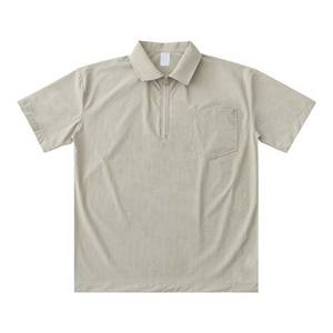 Vente en gros de qualité supérieure personnalisée logo personnalisé polos de sport à fermeture éclair quart de grande taille en coton pour hommes - Product Image 5