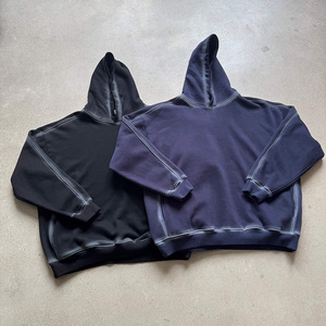 Sudadera con Capucha de Algodón Grueso de Lujo, 100% Algodón, con Logotipo Personalizado, Cálida, para Hombre - Product Image 6